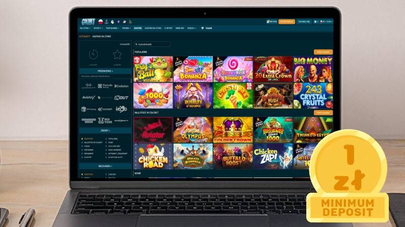 Coldbet Kasyno na ekranie laptopa
