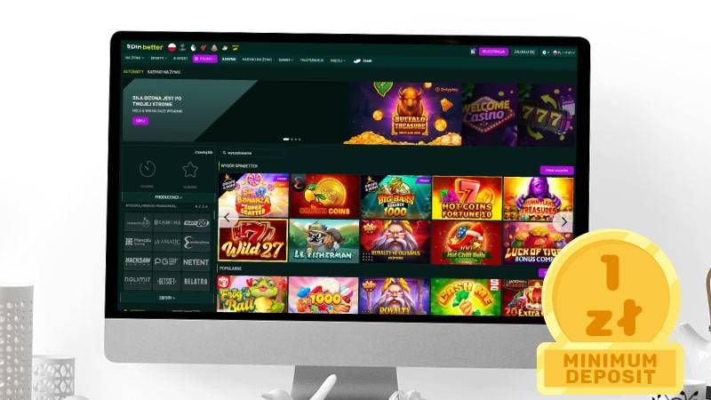 Spinbetter Kasyno na ekranie laptopa