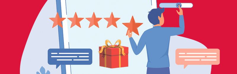 Osoba przeglądająca recenzje bonus&oacute;w kasynowych