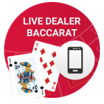 Obrazek z krupierem na żywo Baccarat