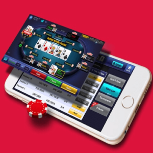 Gra w pokera na telefonie kom&oacute;rkowym