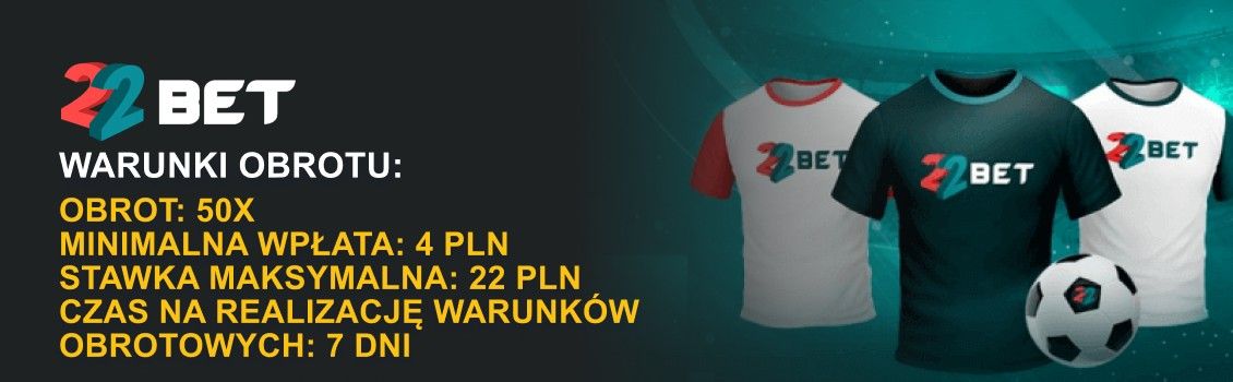Zasady i warunki bonus&oacute;w kasyna 22Bet