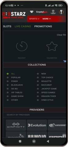 888Starz kasyno wersja mobilna