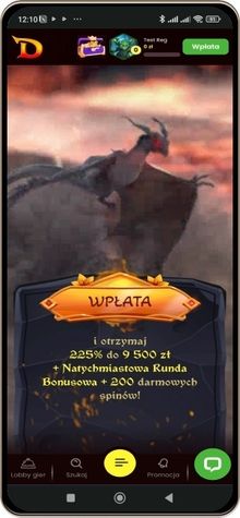 DragonSlots kasyno wersja mobilna