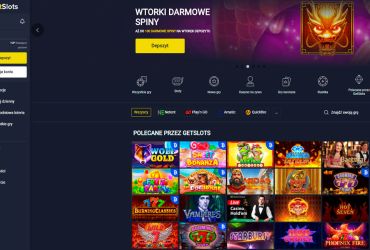Kasyno GetSlots - strona gł&oacute;wna