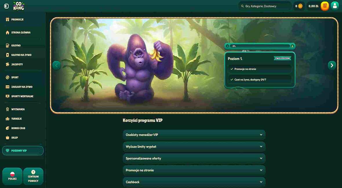 GoKong kasyno VIP