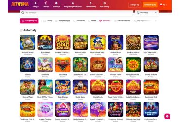 HitNSpin kasyno - lista automat&oacute;w