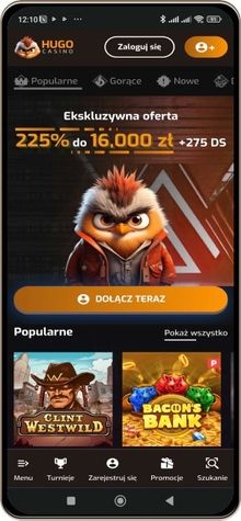 Hugo kasyno wersja mobilna