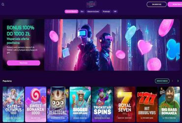 Kasyno Neon Vegas &ndash; strona gł&oacute;wna.