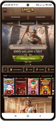 Lanista kasyno wersja mobilna