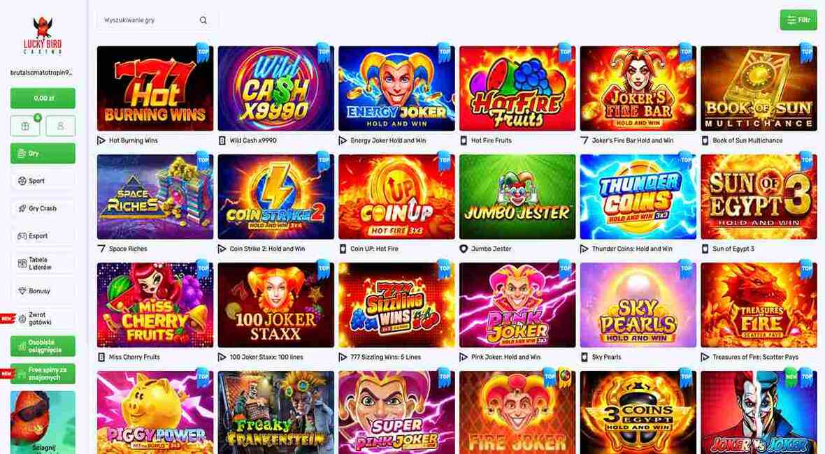 Lucky Bird kasyno sloty