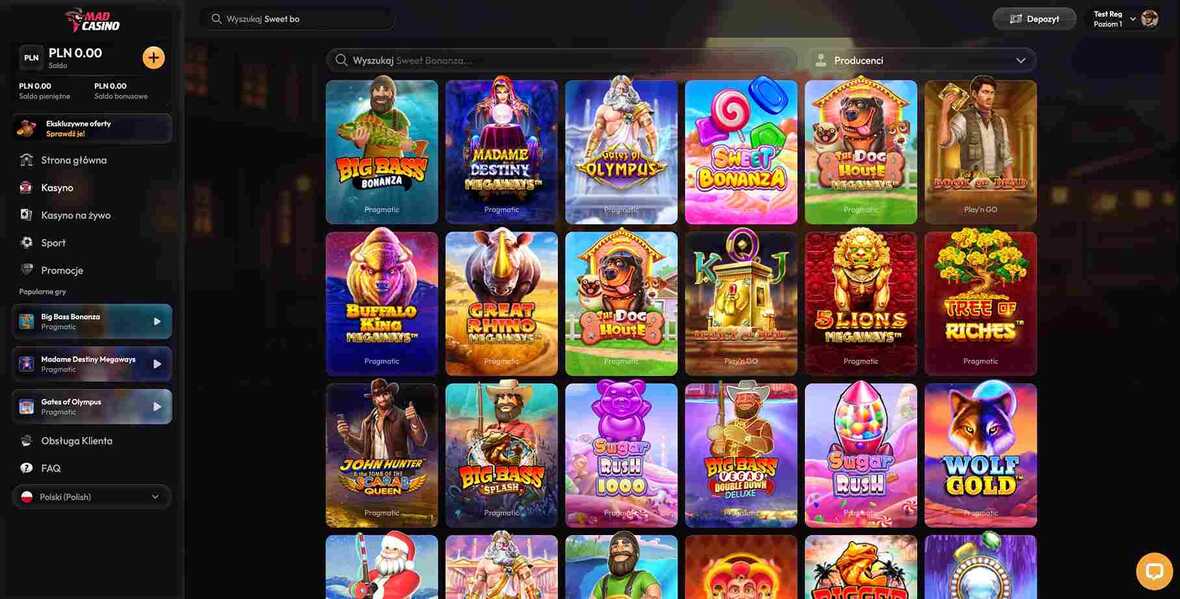 MadCasino sloty
