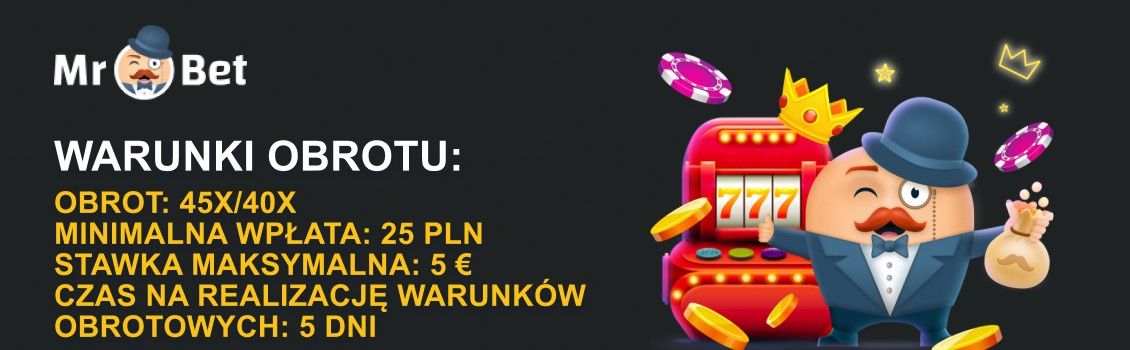 Zasady i warunki bonus&oacute;w kasyna MrBet