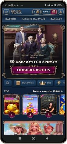 Rich Royal kasyno wersja mobilna
