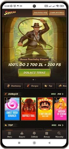 Sankra kasyno wersja mobilna