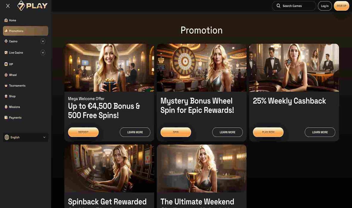 SevenPlay kasyno bonusy