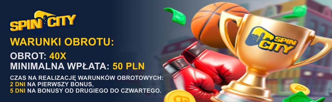 Zasady i warunki bonus&oacute;w kasyna Spin City