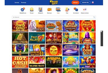 Spin City kasyno - lista automat&oacute;w