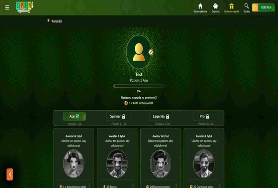 Spin Million kasyno VIP