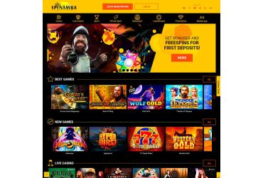 Spinamba Casino - Strona gł&oacute;wna