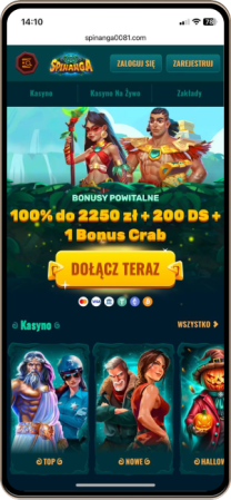 Spinanga na telefonie kom&oacute;rkowym