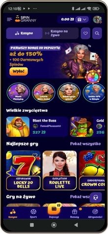 Spingranny kasyno wersja mobilna