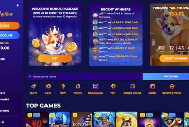 Corgi Slot menu gł&oacute;wne