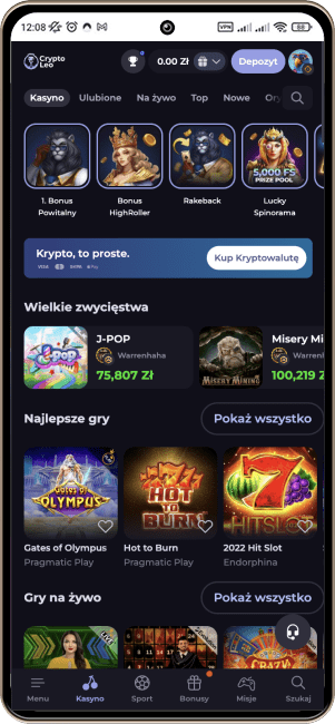 Crypto Leo na kom&oacute;rkę