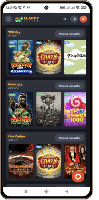Kasyno Flappy na kom&oacute;rkę