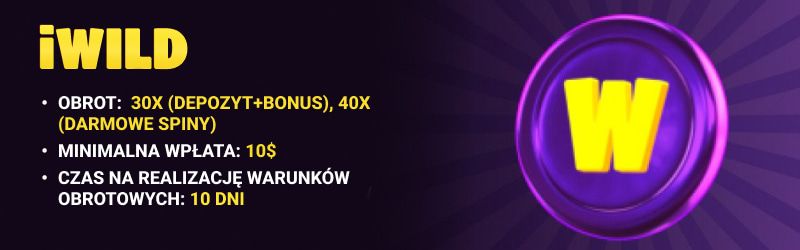 Zasady i warunki bonus&oacute;w kasyna iWild