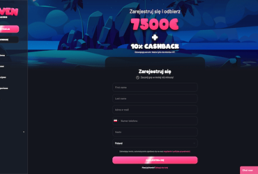 Seven Casino menu gł&oacute;wne