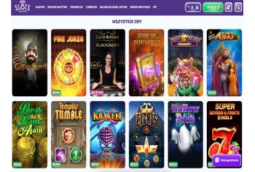 Kasyno SlotsPalace - lista gier