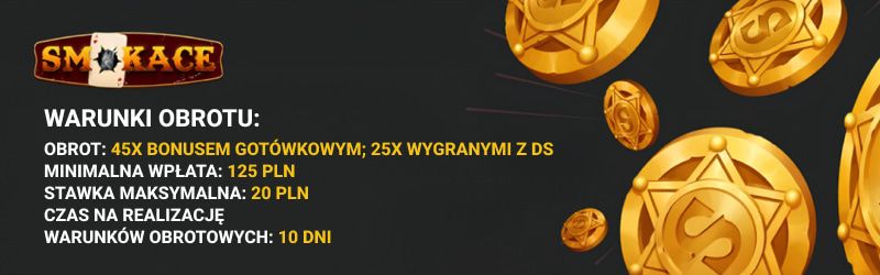 Zasady i warunki bonus&oacute;w kasyna SmokAce