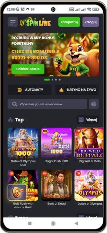 Spinline Casino na telefonie kom&oacute;rkowym