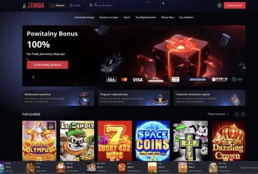 Starda Kasyno menu gł&oacute;wne