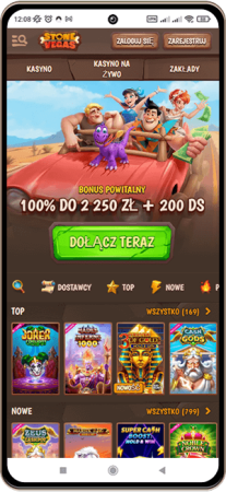 Stone Vegas kasyno wersja mobilna