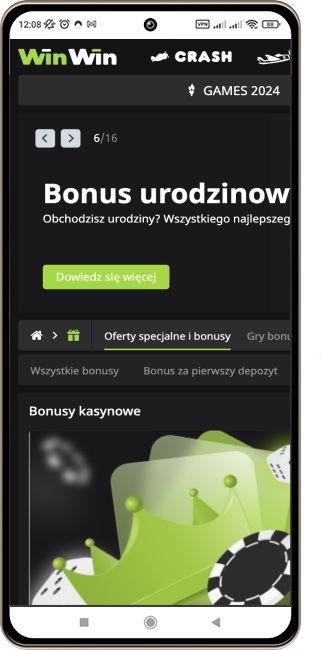 Kasyno Winwin.bet na telefon kom&oacute;rkowy