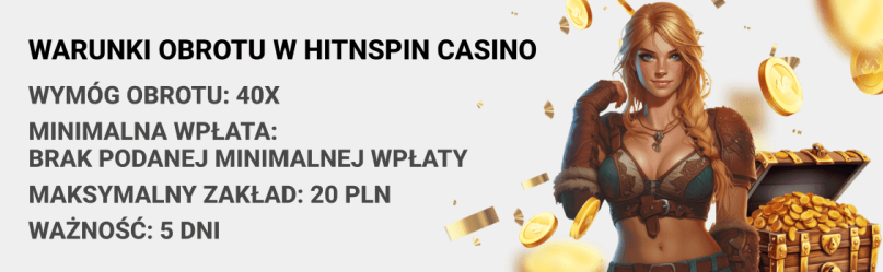 Zasady i warunki bonus&oacute;w kasyna HitNSpin