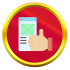 Kciuk w g&oacute;rę oceniający użyteczność