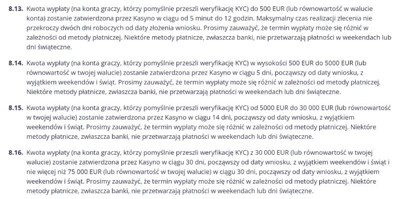 Proces wypłaty KYC