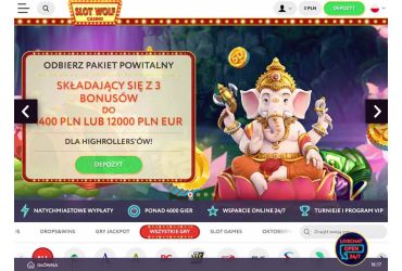 Slotwolf &ndash; strona gł&oacute;wna