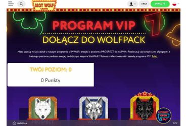 Slotwolf &ndash; strona VIP