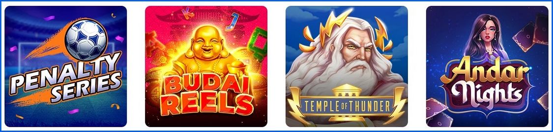 Wyb&oacute;r gier Evoplay