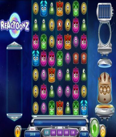 Zagraj teraz w Reactoonz od Play&rsquo;n Go - recenzja slotu za darmo | Kasynos Online