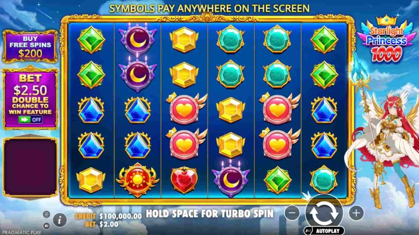 Motyw automatu Strarlight Princess 1000