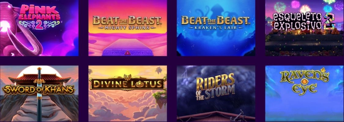 R&oacute;żnorodność gier Thunderkick